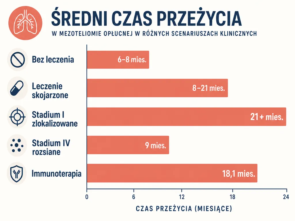 Rak opłucnej a długość życia