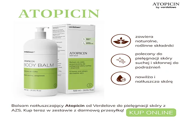 Balsam natłuszczający Atopicin dla skóry z AZS