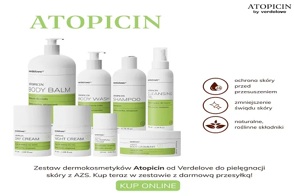Zestaw dermokosmetyków Atopicin na skórę z atopią